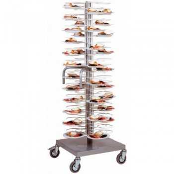 DISH TROLLEY - CAPACITY 96 PLATES