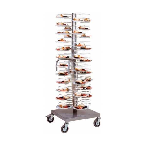 DISH TROLLEY - CAPACITY 96 PLATES