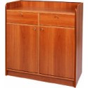 LOW ROOM FURNITURE WITH 2 DOORS AND 2 DRAWERS - L.95 x D.49 x H.99 cm