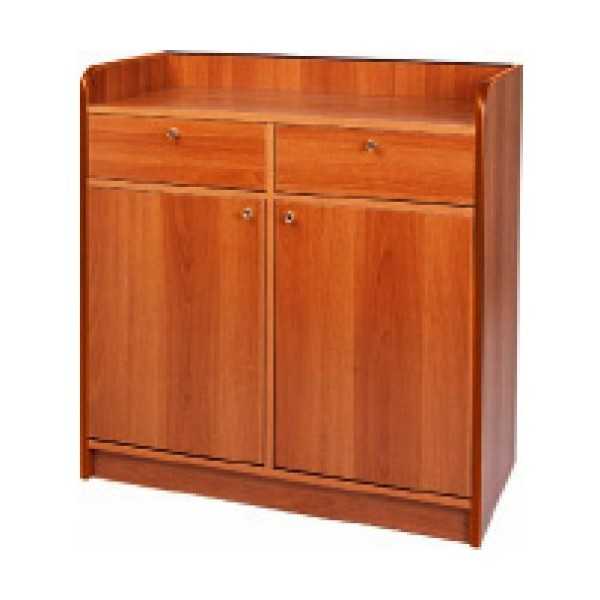 LOW ROOM FURNITURE WITH 2 DOORS AND 2 DRAWERS - L.95 x D.49 x H.99 cm