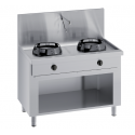 WOK KITCHEN ON CABINET WITH LEVER TAP AND REAR CHANNEL