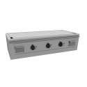 ELECTRIC BENCH TEPPANYAKI WITH PERIMETER CHANNEL - CHROME PLATE