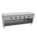 ELECTRIC TEPPANYAKI WITH PERIMETER CHANNEL - CHROME PLATE