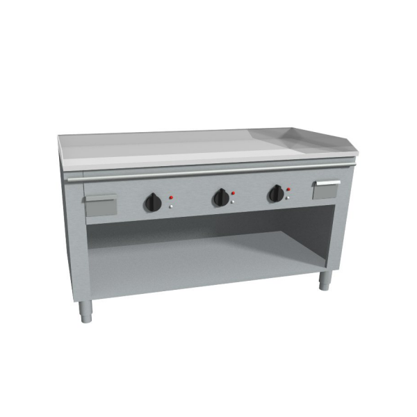 TEPPANYAKI ON ELECTRICAL CABINET WITH BACKPLATE - CHROME PLATE