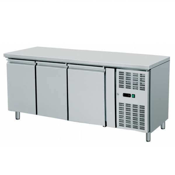 REFRIGERATED TABLE 3 DOORS DEPTH 60 cm