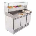 COMPACT 3 DOOR PIZZA COUNTER - ENERGY CLASS A