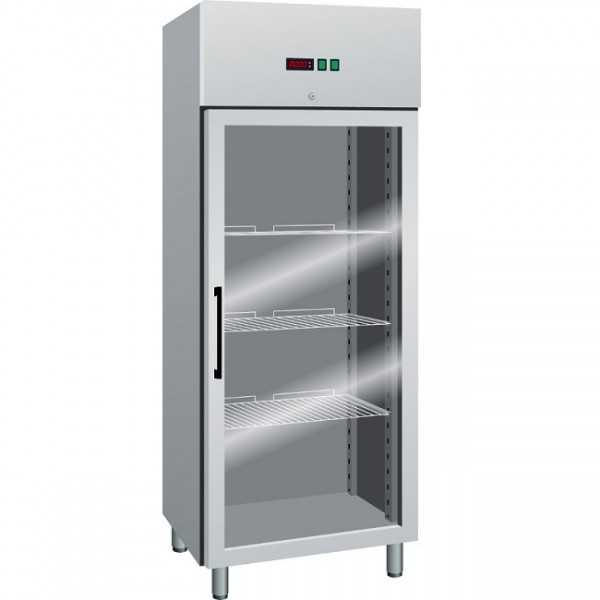 REFRIGERATED CABINET WITH GLASS DOOR - 650 L - TEMPERATURE -2/+8 °C