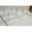 CHICKEN GRILL 8 POSITIONS IN STAINLESS STEEL