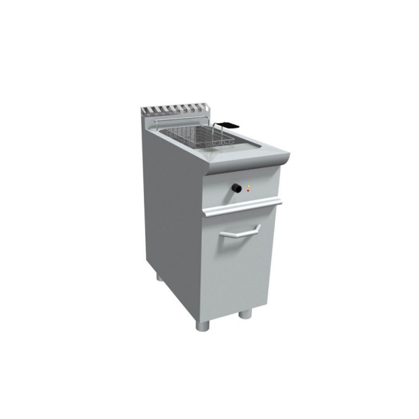 ELECTRIC FRYER WITH SINGLE WELL ON CABINET - 17 L