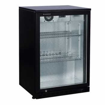 VENTILATED REFRIGERATED BACK COUNTER WITH GLASS DOOR - 138 LITERS