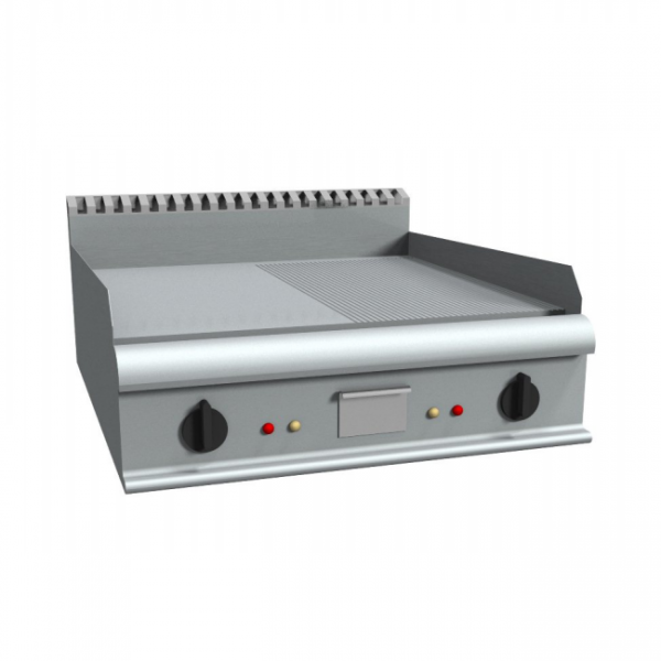 ELECTRIC GRIDDLE WITH MIXED COUNTER PLATE - L.80 x D.90 x H.27 cm