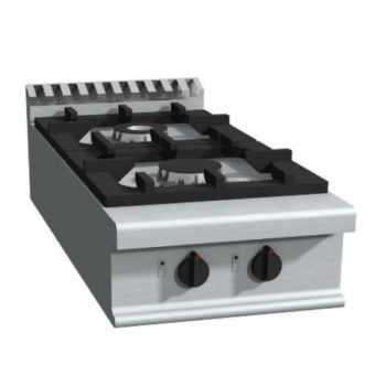 GAS COOKER WITH 2 BURNERS - L.40 x D.90 x H.27 cm