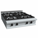 GAS COOKER WITH 4 BURNERS - L.80 x D.90 x H.27 cm