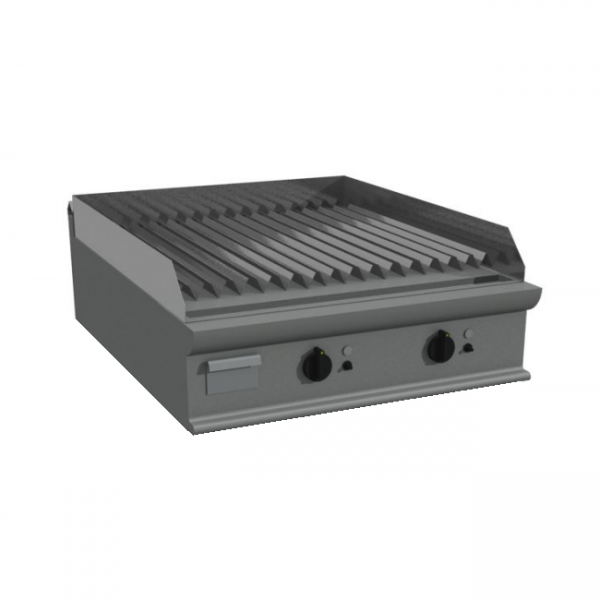 COUNTERTOP GAS LAVA STONE GRILL - L.80 x D.90 x H.27 cm