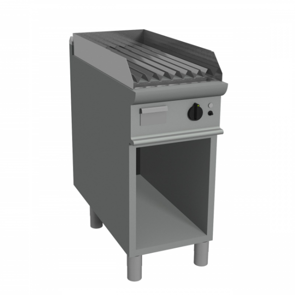 GAS LAVA STONE GRILL ON CABINET - L.40 x D.90 x H.85 cm