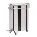 STAINLESS STEEL WASTE BIN WITH PEDAL