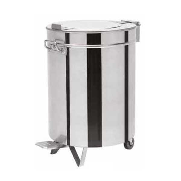 STAINLESS STEEL WASTE BIN WITH PEDAL