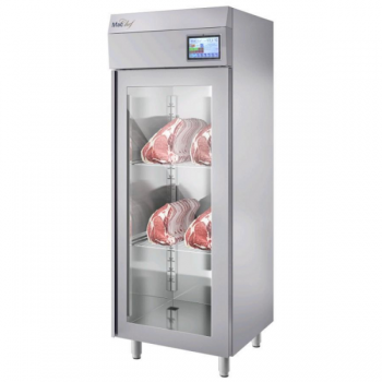 REFRIGERATED CABINET FOR SEASONING AND MATURATION 700 LITERS WITH GLASS DOOR