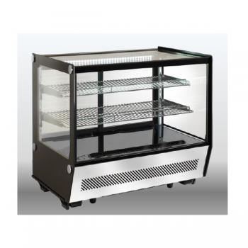 REFRIGERATED COUNTER DISPLAY WITH STRAIGHT GLASS