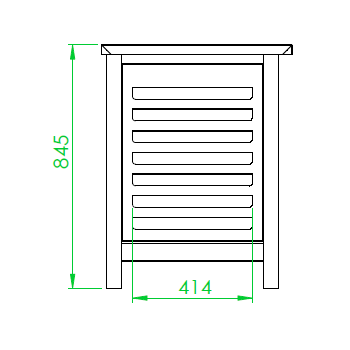 OVEN SUPPORT - L.77 x D.66 x H.85 cm - TRAY RACK FOR 8 TRAYS 60 x 40 cm