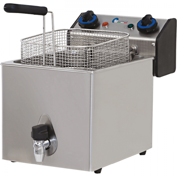 10 LT ELECTRIC FRYER WITH DRAIN TAP