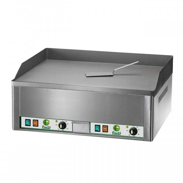 Countertop Electric Fry Top with Smooth Double Chrome Plate