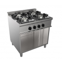 4 burner gas cooker on Easy Line compartment