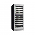 Double temperature wine cellar for 112 bottles