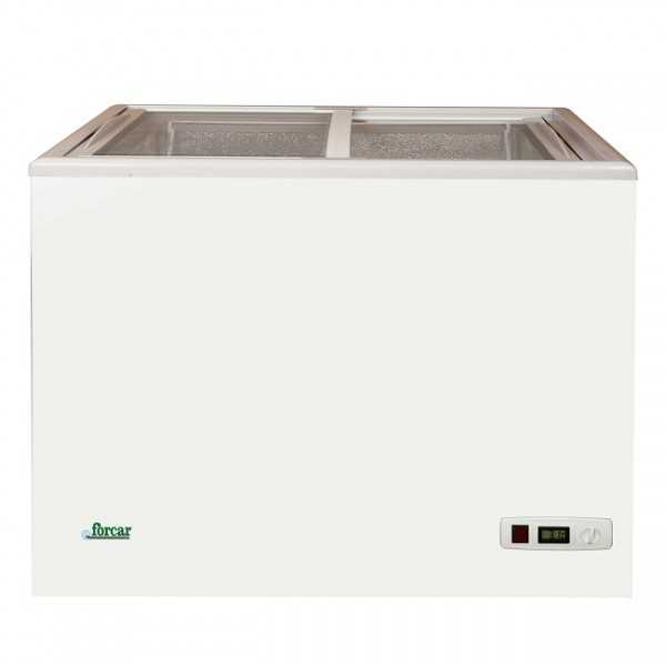 Chest freezer with sliding glass lid 195 L - 89