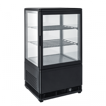 Display fridge with 4 glass sides 58 litres - 43 x 39 x 81 cm