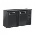 Refrigerated back counter with 2 hinged doors - L.146 x P.51