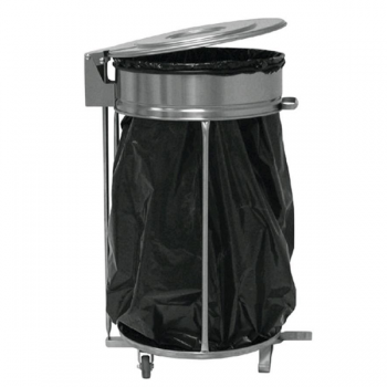 Waste bin with pedal opening - L.55 x D.45 x H.85 cm