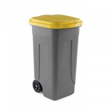 80 liter polyethylene waste bin for separate waste collection - L.54 x D.49 x H.85 cm