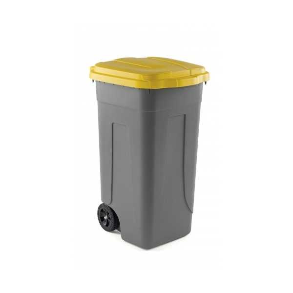 80 liter polyethylene waste bin for separate waste collection - L.54 x D.49 x H.85 cm