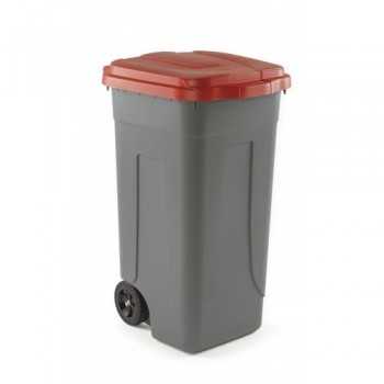 80 liter polyethylene waste bin for separate waste collection - L.54 x D.49 x H.85 cm