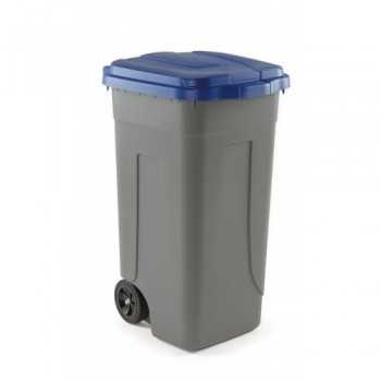 80 liter polyethylene waste bin for separate waste collection - L.54 x D.49 x H.85 cm