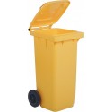 100 liter polyethylene recycling bin - L.54 x D.49 x H.85 cm