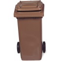 100 liter polyethylene recycling bin - L.54 x D.49 x H.85 cm