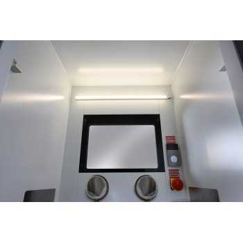 Anti-contagion cabin cell for swabs - L.120 x P.133 x H.231 cm