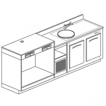 Refrigerated bar counter...