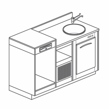 Refrigerated bar counter...