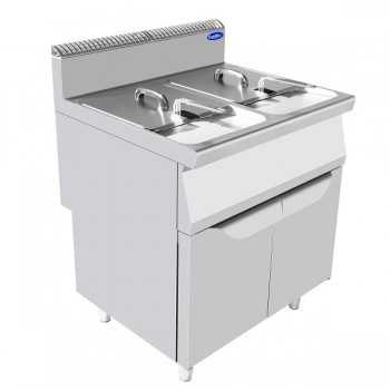 GAS FRYER 2 TANKS 16+16 L