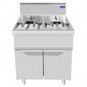 GAS FRYER 2 TANKS 21+21 L