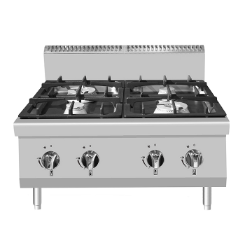 GAS COOKER WITH 4 BURNERS,...