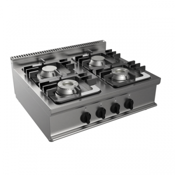 4 burner gas cooker, 70 cm...