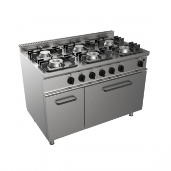 6 burner gas cooker on GN...