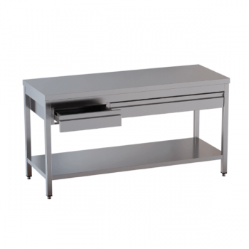 Stainless steel table with...