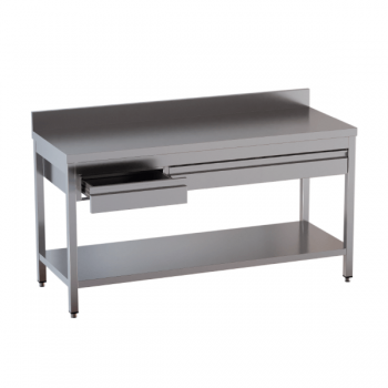 Stainless steel table with...