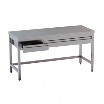 Stainless steel table with...