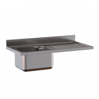 Built-in sink with a basin...